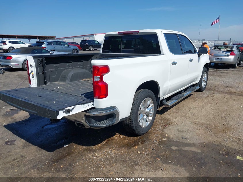 2022 CHEVROLET SILVERADO 1500 LTD 4WD  SHORT BED LTZ - 3GCUYGEL3NG149947
