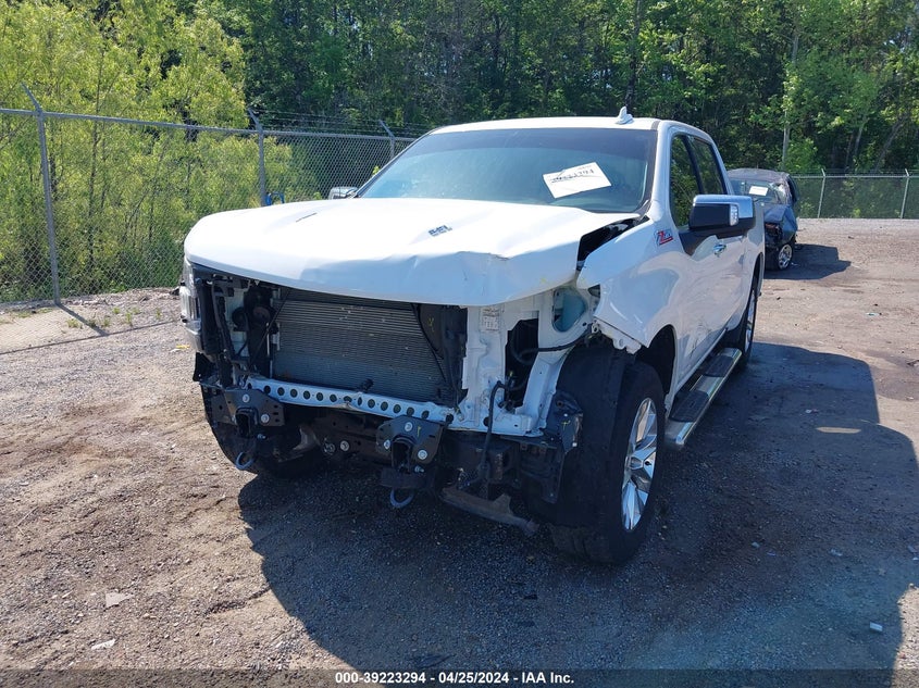 2022 CHEVROLET SILVERADO 1500 LTD 4WD  SHORT BED LTZ - 3GCUYGEL3NG149947