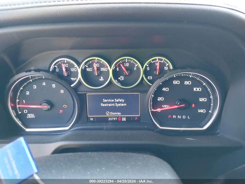 2022 CHEVROLET SILVERADO 1500 LTD 4WD  SHORT BED LTZ - 3GCUYGEL3NG149947