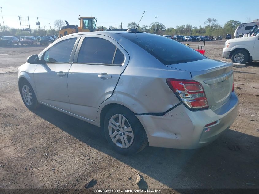 2018 Chevrolet Sonic Ls Auto VIN: 1G1JB5SH2J4134283 Lot: 39223302