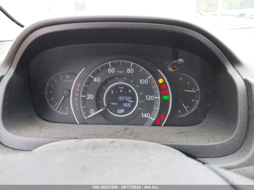 2013 Honda Cr-V Lx VIN: 2HKRM4H32DH628300 Lot: 39223309