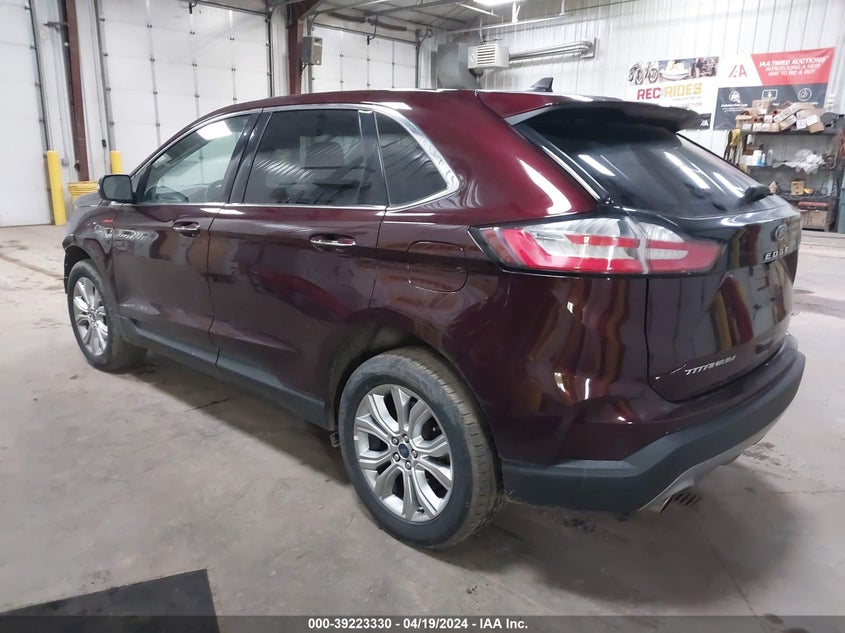 VIN 2FMPK4K97NBB06619 2022 FORD EDGE TITANIUM