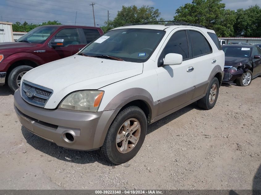 2004 Kia Sorento Ex/Lx VIN: KNDJD733045242657 Lot: 39223340