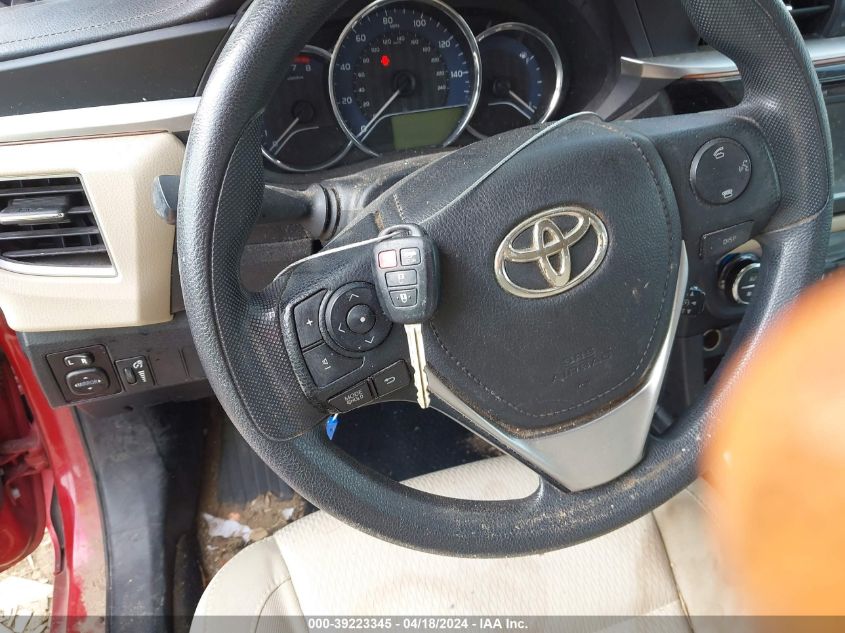 2014 Toyota Corolla Le VIN: 5YFBURHE4EP089196 Lot: 39223345