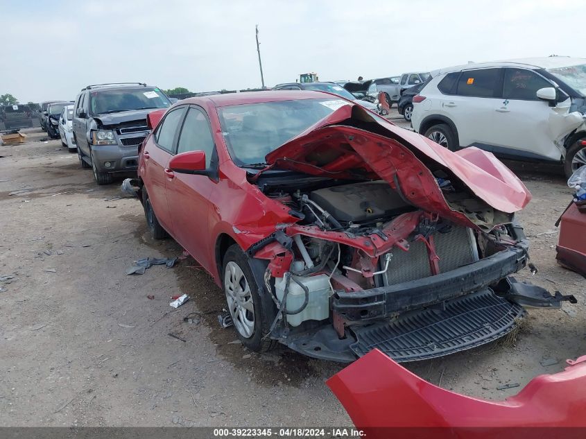 2014 Toyota Corolla Le VIN: 5YFBURHE4EP089196 Lot: 39223345