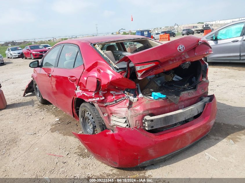 2014 Toyota Corolla Le VIN: 5YFBURHE4EP089196 Lot: 39223345