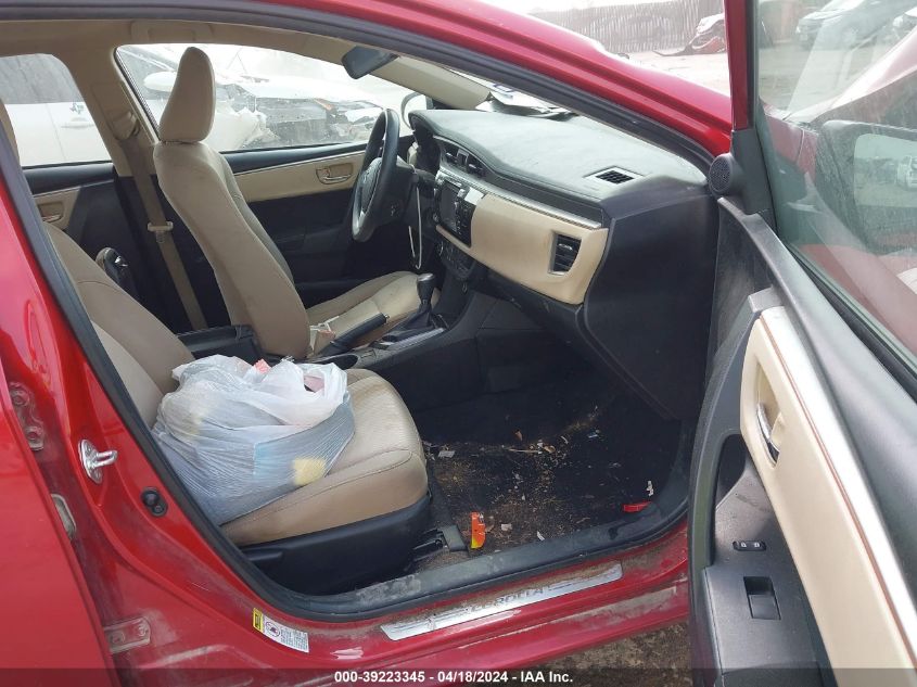 2014 Toyota Corolla Le VIN: 5YFBURHE4EP089196 Lot: 39223345