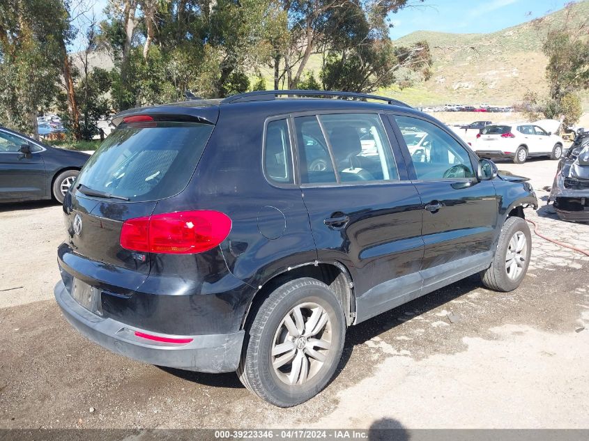 2017 Volkswagen Tiguan 2.0T/2.0T S VIN: WVGAV7AX4HK039745 Lot: 39217485