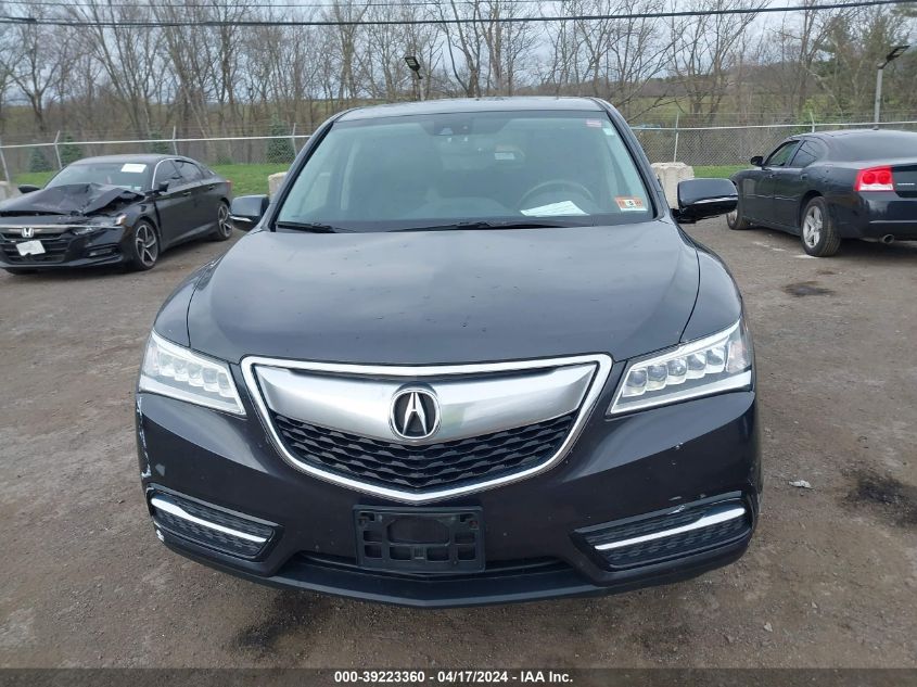 2015 Acura Mdx Technology Package VIN: 5FRYD4H40FB018934 Lot: 39223360