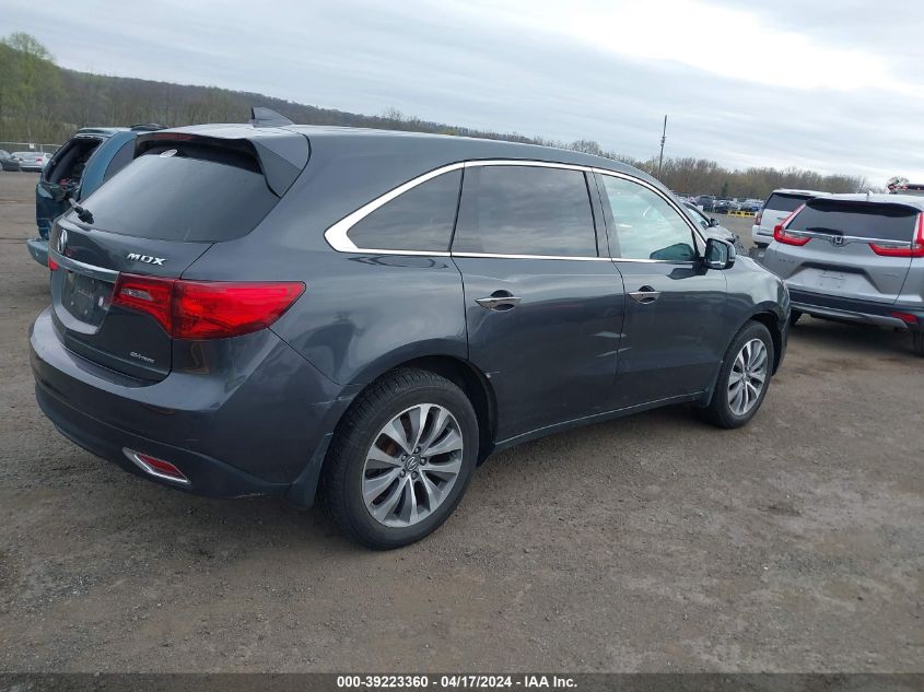 2015 Acura Mdx Technology Package VIN: 5FRYD4H40FB018934 Lot: 39223360