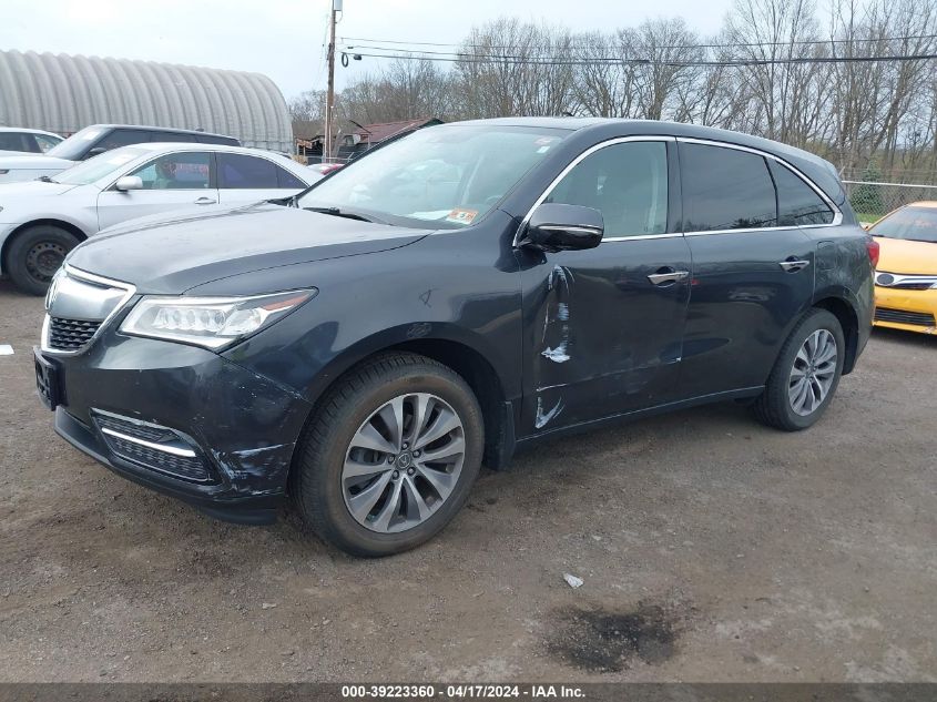 2015 Acura Mdx Technology Package VIN: 5FRYD4H40FB018934 Lot: 39223360