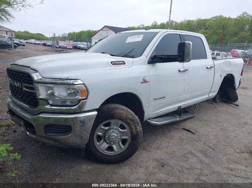 2022 Ram 2500 Big Horn 4X4 6'4 Box VIN: 3C6UR5DL1NG365404 Lot: 39223364