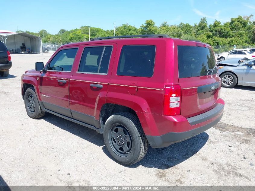 2014 Jeep Patriot Sport VIN: 1C4NJPBB9ED888399 Lot: 39223384