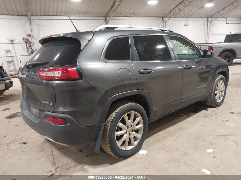 2015 Jeep Cherokee Limited VIN: 1C4PJMDB1FW593002 Lot: 40535504