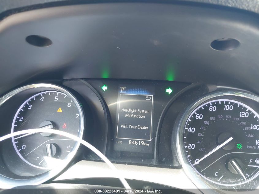 2019 Toyota Camry Le VIN: 4T1B11HK5KU163302 Lot: 39223401