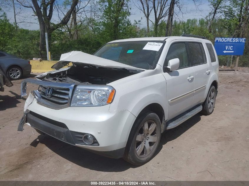 2013 Honda Pilot Touring VIN: 5FNYF4H95DB056051 Lot: 39223435