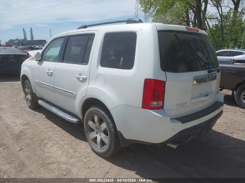 2013 Honda Pilot Touring VIN: 5FNYF4H95DB056051 Lot: 39223435
