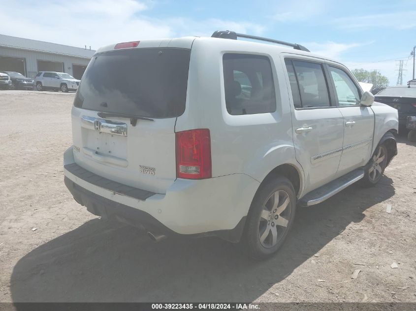 2013 Honda Pilot Touring VIN: 5FNYF4H95DB056051 Lot: 39223435