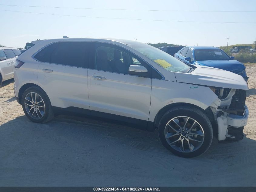 2016 Ford Edge Titanium VIN: 2FMPK3K93GBB48623 Lot: 39223454