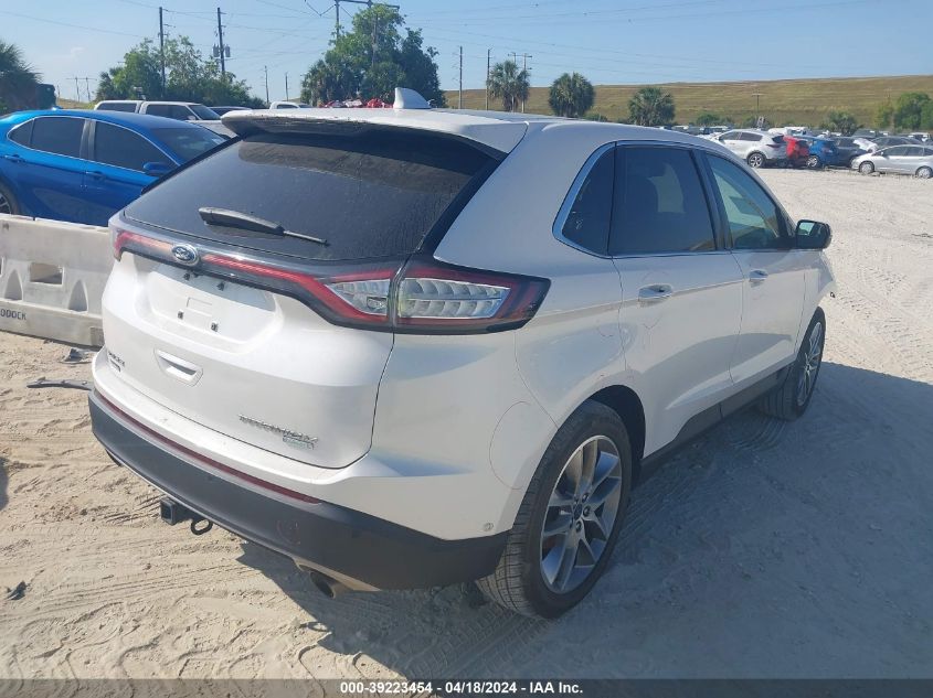 2016 Ford Edge Titanium VIN: 2FMPK3K93GBB48623 Lot: 39223454