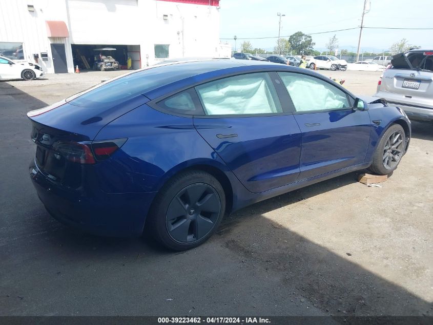 2022 TESLA MODEL 3 REAR-WHEEL DRIVE - 5YJ3E1EA1NF362353