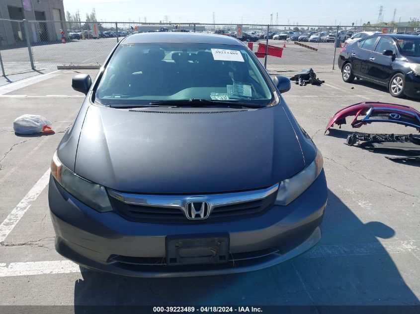 2012 Honda Civic Lx VIN: 2HGFB2F53CH607854 Lot: 39223489