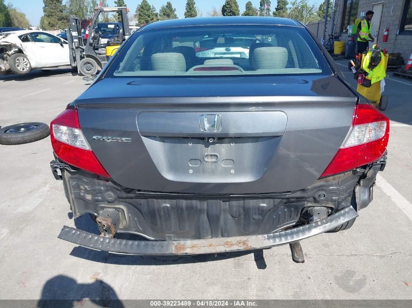 2012 Honda Civic Lx VIN: 2HGFB2F53CH607854 Lot: 39223489