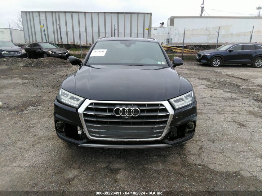 2018 Audi Q5 2.0T Premium/2.0T Tech Premium VIN: WA1CNAFY5J2091882 Lot: 39223491