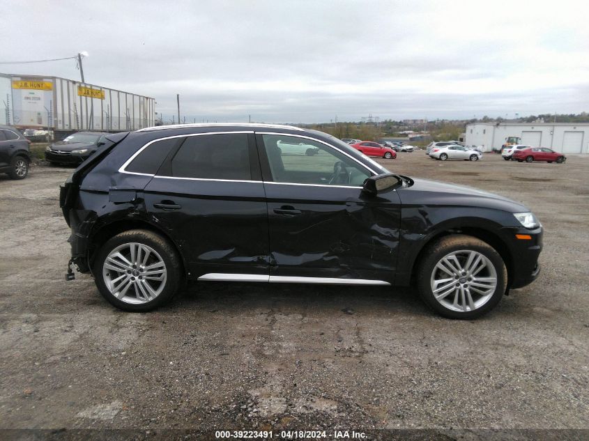 2018 Audi Q5 2.0T Premium/2.0T Tech Premium VIN: WA1CNAFY5J2091882 Lot: 39223491