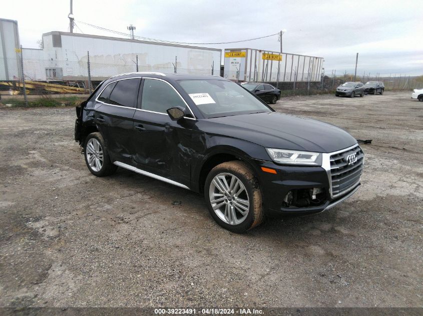 2018 Audi Q5 2.0T Premium/2.0T Tech Premium VIN: WA1CNAFY5J2091882 Lot: 39223491