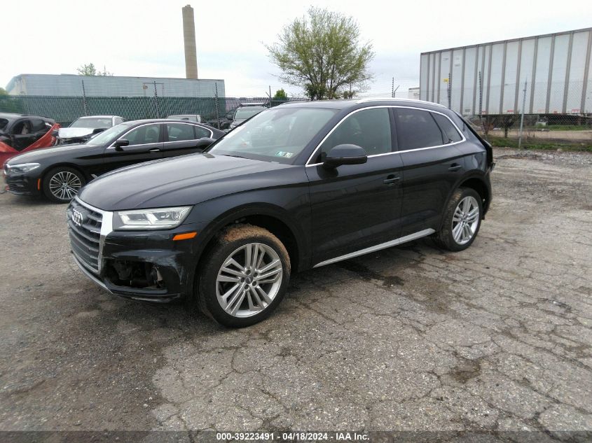 2018 Audi Q5 2.0T Premium/2.0T Tech Premium VIN: WA1CNAFY5J2091882 Lot: 39223491