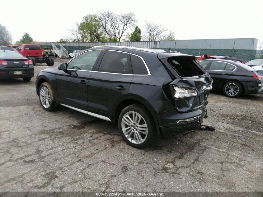 2018 Audi Q5 2.0T Premium/2.0T Tech Premium VIN: WA1CNAFY5J2091882 Lot: 39223491