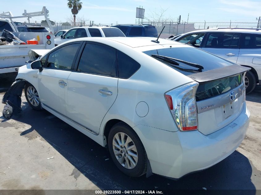 2014 Toyota Prius Plug-In Advanced VIN: JTDKN3DPXE3060411 Lot: 39223500