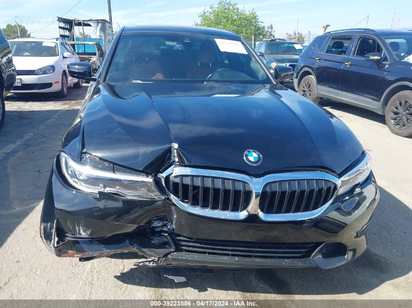 2022 BMW 330I VIN: 3MW5R1J00N8C43575 Lot: 39223556