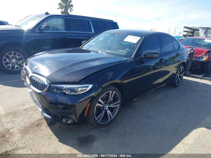2022 BMW 330I VIN: 3MW5R1J00N8C43575 Lot: 39223556