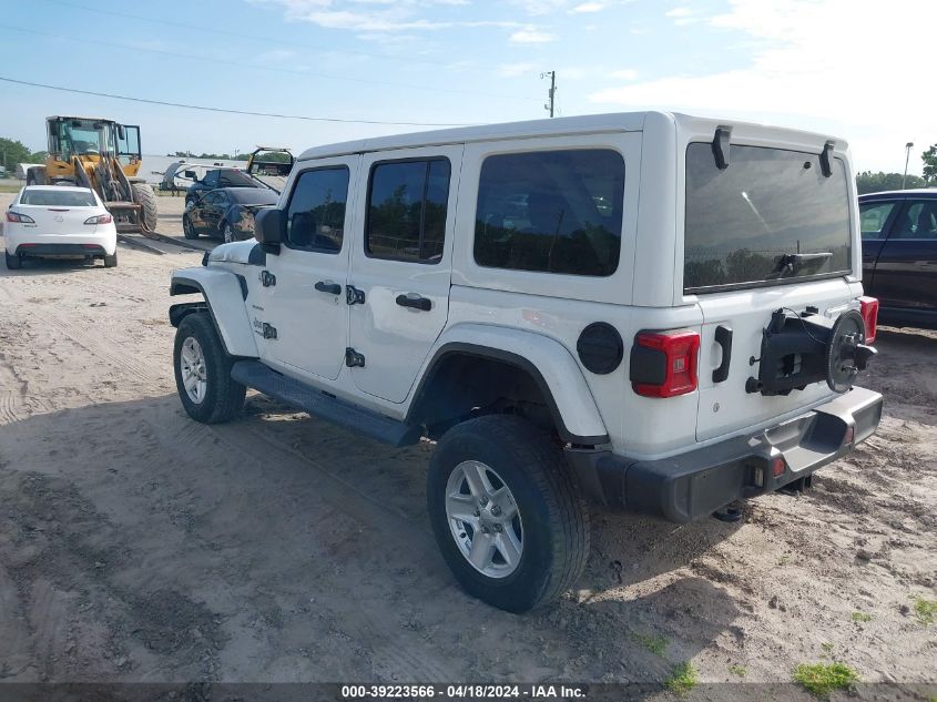 2018 Jeep Wrangler Unlimited Sahara 4X4 VIN: 1C4HJXEGXJW248236 Lot: 39223566