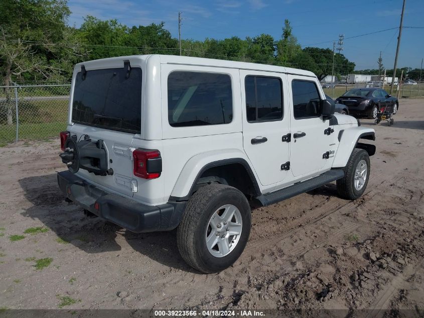 2018 Jeep Wrangler Unlimited Sahara 4X4 VIN: 1C4HJXEGXJW248236 Lot: 39223566