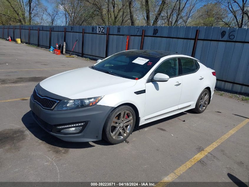 2013 Kia Optima Sx VIN: 5XXGR4A63DG175121 Lot: 39223571