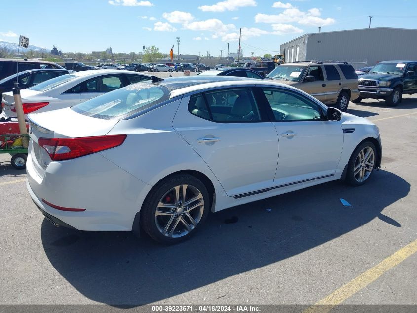 2013 Kia Optima Sx VIN: 5XXGR4A63DG175121 Lot: 39223571