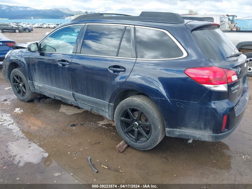 2013 Subaru Outback 2.5I Premium VIN: 4S4BRBCC4D3321913 Lot: 39223574