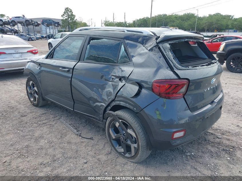2023 Hyundai Venue Limited VIN: KMHRC8A31PU252540 Lot: 39223585