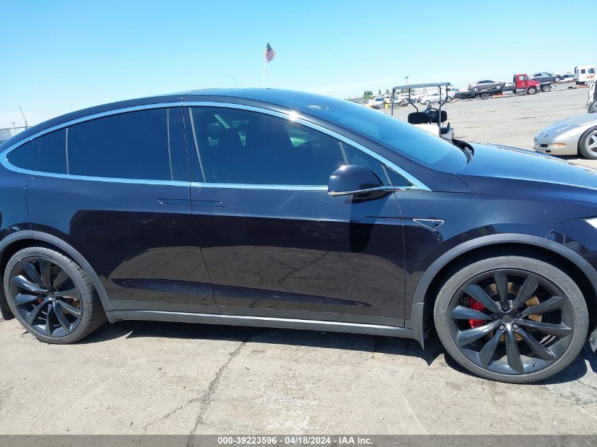 2016 Tesla Model X 75D/P100D/P90D VIN: 5YJXCBE49GF001317 Lot: 39223596