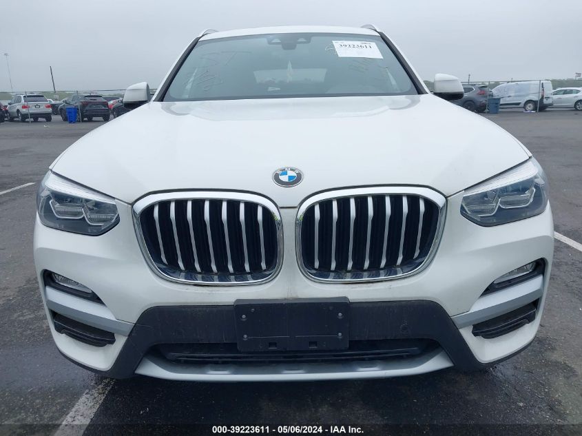 2019 BMW X3 xDrive30I VIN: 5UXTR9C56KLP81783 Lot: 39223611