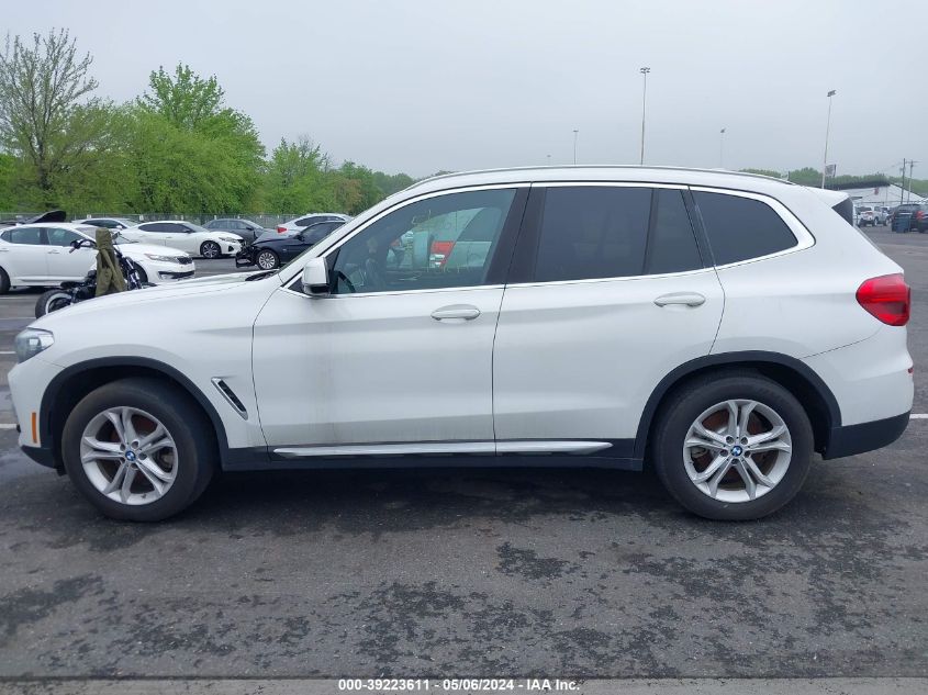 2019 BMW X3 xDrive30I VIN: 5UXTR9C56KLP81783 Lot: 39223611