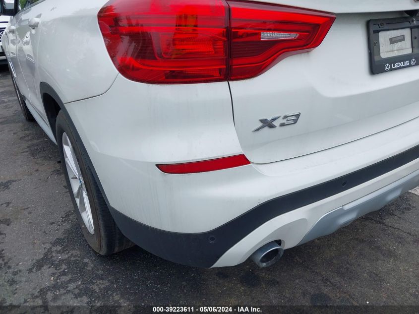 2019 BMW X3 XDRIVE30I - 5UXTR9C56KLP81783