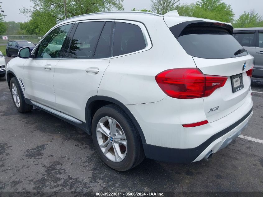 2019 BMW X3 XDRIVE30I - 5UXTR9C56KLP81783