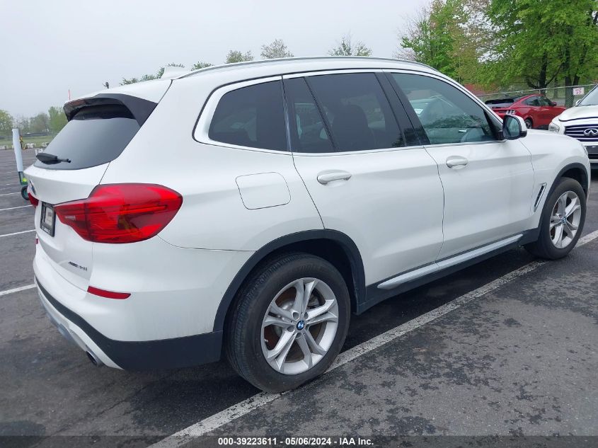 2019 BMW X3 XDRIVE30I - 5UXTR9C56KLP81783