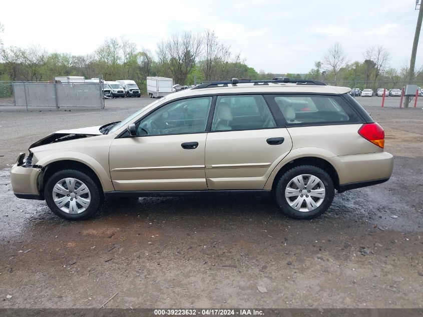 2008 Subaru Outback VIN: 4S4BP60C787301333 Lot: 39223632