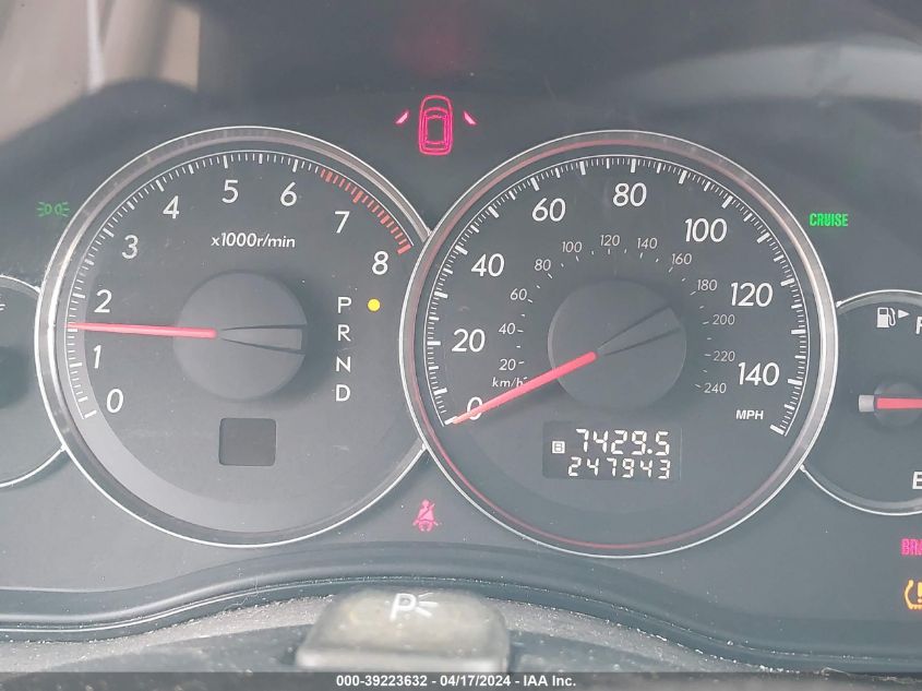 2008 Subaru Outback VIN: 4S4BP60C787301333 Lot: 39223632