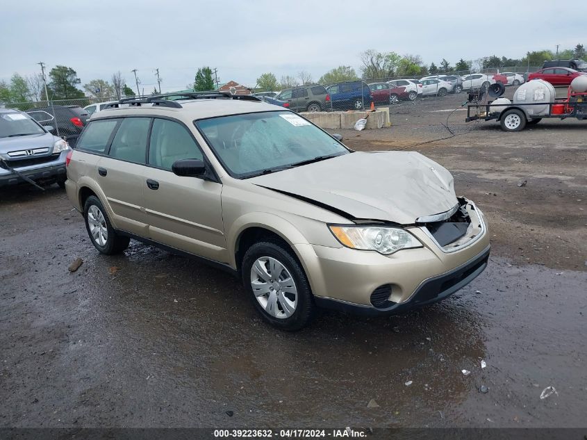 2008 Subaru Outback VIN: 4S4BP60C787301333 Lot: 39223632